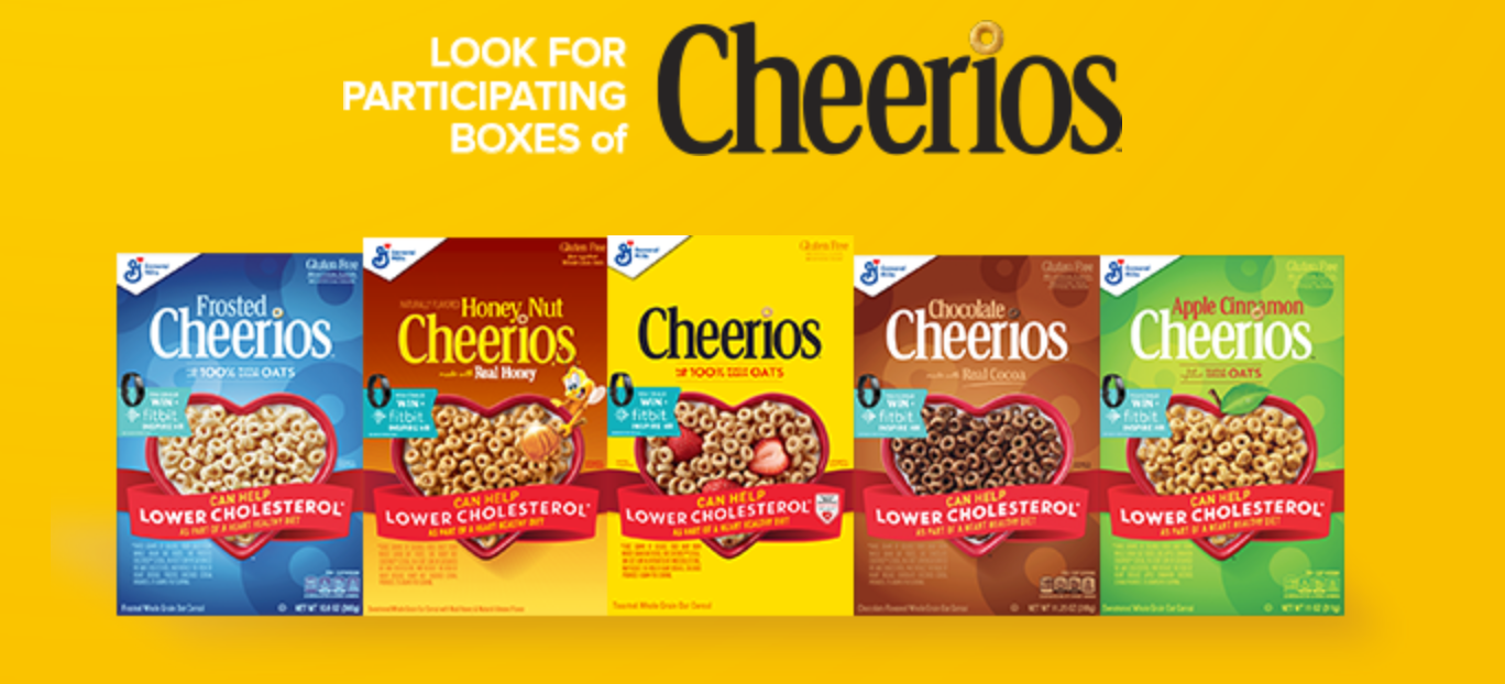 cheerios fitbit sweepstakes